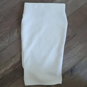 3 for $10. Quilted white pencil skirt